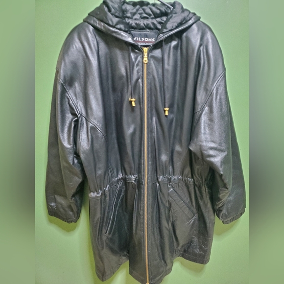 Wilson Black Quilted Leather Jacket